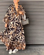 Load image into Gallery viewer, Loose Printed Vacation Dress