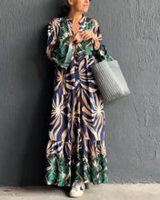 Load image into Gallery viewer, Loose Printed Vacation Dress