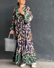 Load image into Gallery viewer, Loose Printed Vacation Dress