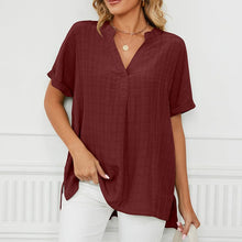 Load image into Gallery viewer, Thin V-neck Casual Shirt
