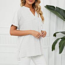 Load image into Gallery viewer, Thin V-neck Casual Shirt