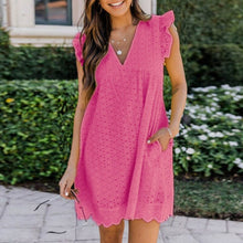 Load image into Gallery viewer, Elegant Lace Hollow Dress