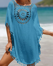 Load image into Gallery viewer, Beach Cover up with Tassels