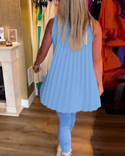 Load image into Gallery viewer, Sleeveless lapels shirred top