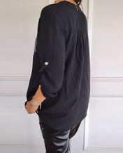 Load image into Gallery viewer, Sequin patchwork loose casual top