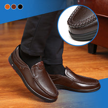 Load image into Gallery viewer, Men's Leather Soft Insole Casual Business Slippers