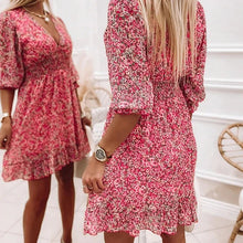Load image into Gallery viewer, Long Sleeve Floral Dress
