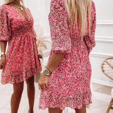 Load image into Gallery viewer, Long Sleeve Floral Dress