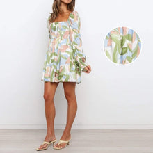 Load image into Gallery viewer, One Shoulder Flower Dress
