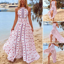 Load image into Gallery viewer, Summer Printed Long Beach Dress