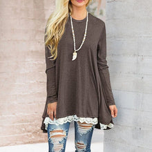 Load image into Gallery viewer, Lace Long Sleeve Dress