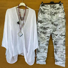 Load image into Gallery viewer, Fashionable Camouflage Print Two Piece Set