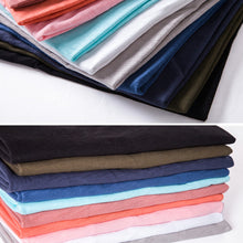 Load image into Gallery viewer, Plain Slub Cotton V-neck T-shirt