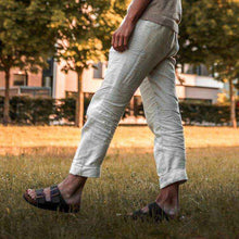 Load image into Gallery viewer, Cotton linen breathable solid color pants