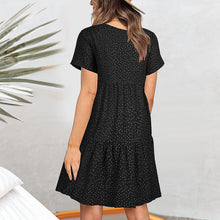 Load image into Gallery viewer, V-neck Polka-dot Dress