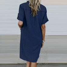 Load image into Gallery viewer, Denim Dress with Pockets