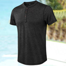 Load image into Gallery viewer, Men's Vintage Button T-Shirt