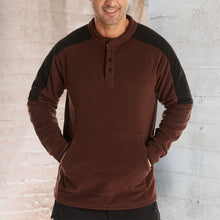 Load image into Gallery viewer, Color-block Reversible Fleece Jacket