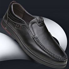 Load image into Gallery viewer, Men's Leather Soft Insole Casual Business Slippers