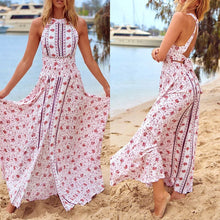 Load image into Gallery viewer, Summer Printed Long Beach Dress
