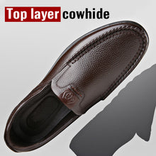 Load image into Gallery viewer, Men's Leather Soft Insole Casual Business Slippers