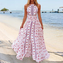 Load image into Gallery viewer, Summer Printed Long Beach Dress