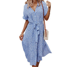 Load image into Gallery viewer, Casual Lace-up Dress