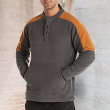 Load image into Gallery viewer, Color-block Reversible Fleece Jacket