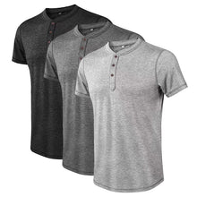 Load image into Gallery viewer, Men's Vintage Button T-Shirt