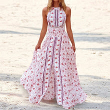 Load image into Gallery viewer, Summer Printed Long Beach Dress