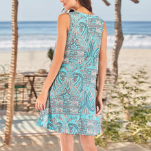 Load image into Gallery viewer, Sleeveless Print Tank Dress