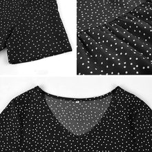Load image into Gallery viewer, V-neck Polka-dot Dress
