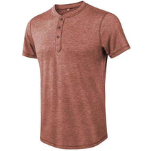 Load image into Gallery viewer, Men's Vintage Button T-Shirt