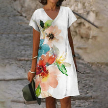 Load image into Gallery viewer, Vintage-inspired Print Dress