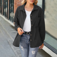 Load image into Gallery viewer, Buttoned Long Sleeve Check Jacket