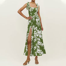 Load image into Gallery viewer, Sling Slit Floral Dress
