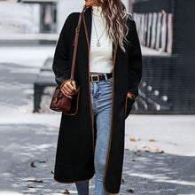 Load image into Gallery viewer, Contrast Pocket Long Jacket