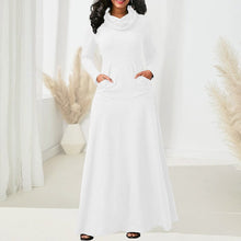 Load image into Gallery viewer, Scarf Swing Long Dress