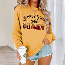 Load image into Gallery viewer, Baby It's Cold Track Sweatshirt