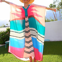 Load image into Gallery viewer, Rainbow Beach Cover Up