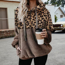 Load image into Gallery viewer, Leopard Print Pullover Sweatshirt