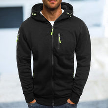 Load image into Gallery viewer, Mens Full-Zip Hooded Fleece Sweatshirt