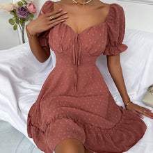 Load image into Gallery viewer, Polka Dot Ruffle Dress