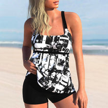 Load image into Gallery viewer, Two-piece Swimsuit with a Boxer Print