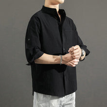 Load image into Gallery viewer, Solid Color Loose Casual Men's Shirt