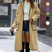 Load image into Gallery viewer, Contrast Pocket Long Jacket