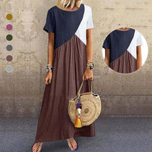 Load image into Gallery viewer, Multicolor Panel Dress