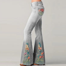 Load image into Gallery viewer, Fashion Ombre Floral Print Wide Leg Pants