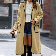 Load image into Gallery viewer, Contrast Pocket Long Jacket