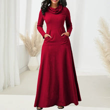 Load image into Gallery viewer, Scarf Swing Long Dress